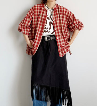 【GENTIL】前裾ギャザーシャツ