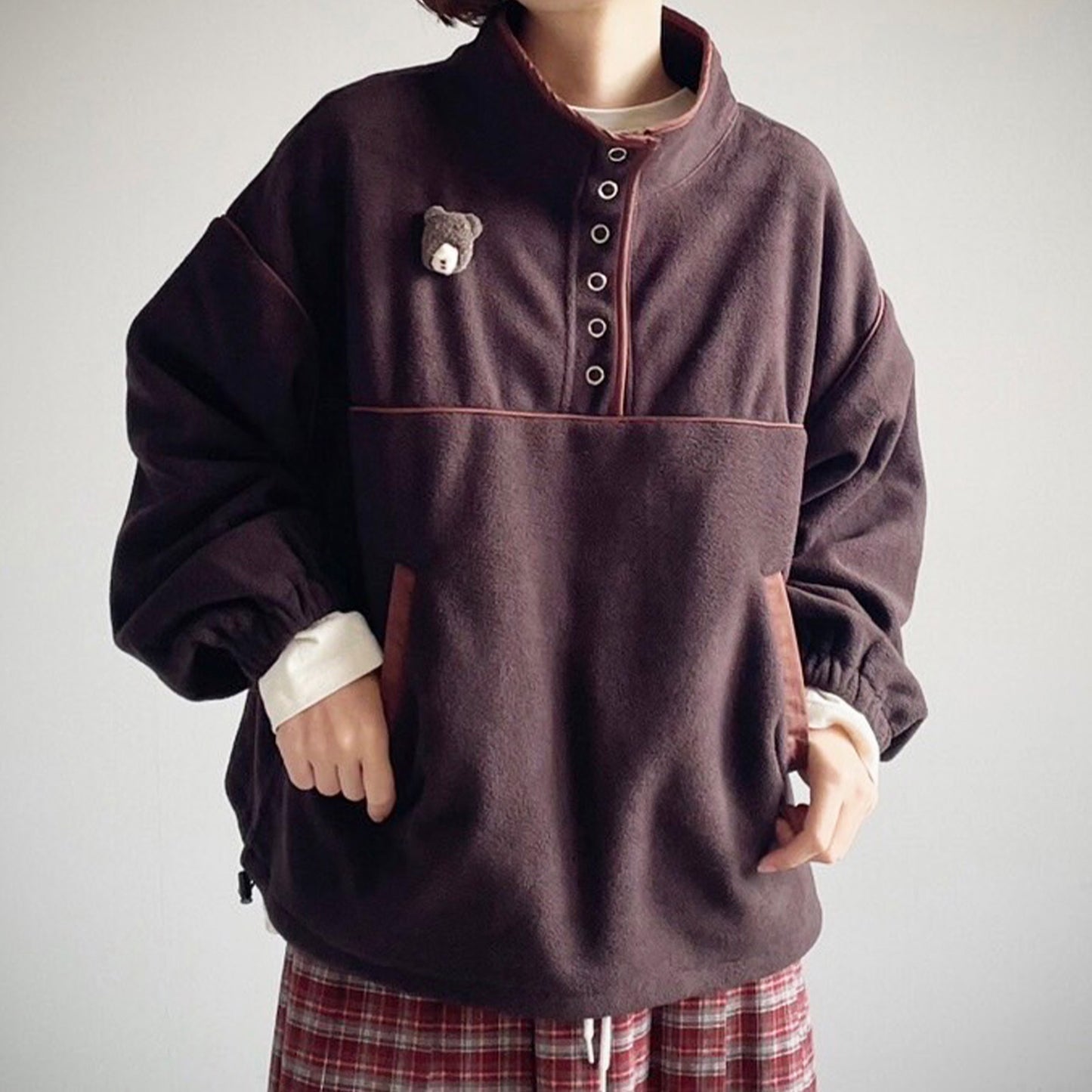 【gleam】フリースルーズプルオーバー